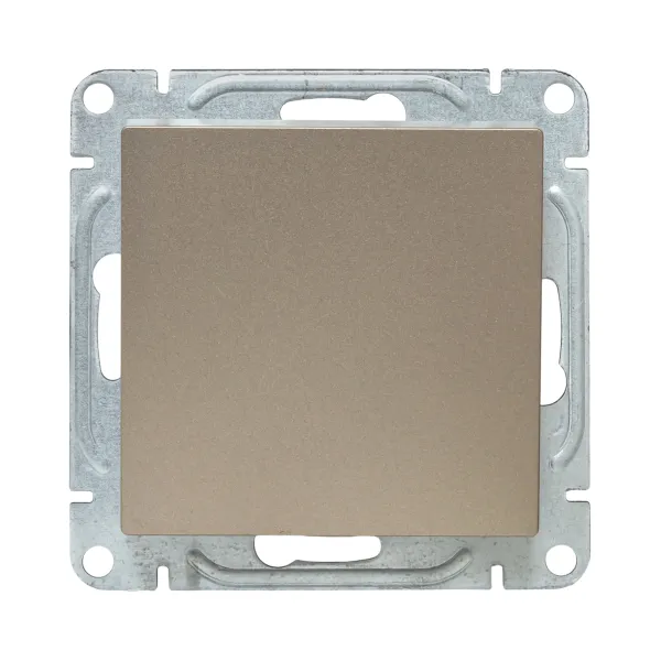 Механизм выключателя, одноклавишный, проходной, шампань Эпика EKF