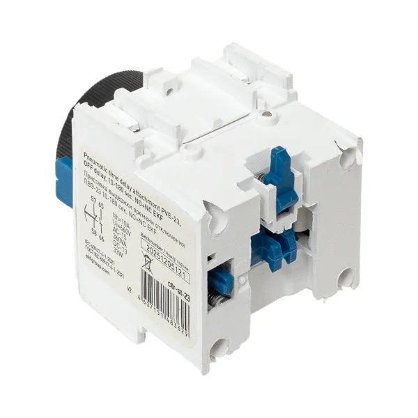 Приставка выдержки времени отключения ПВЭ-23 10-180сек NO+NC EKF PROxima