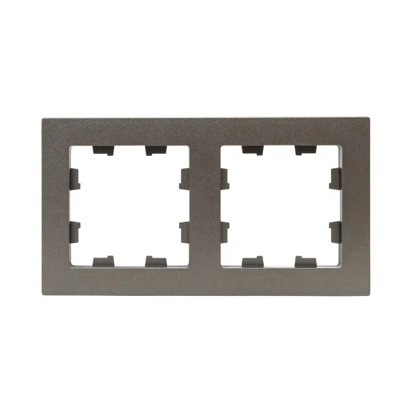 2 - местная рамка, мокко, пластик Эпика EKF