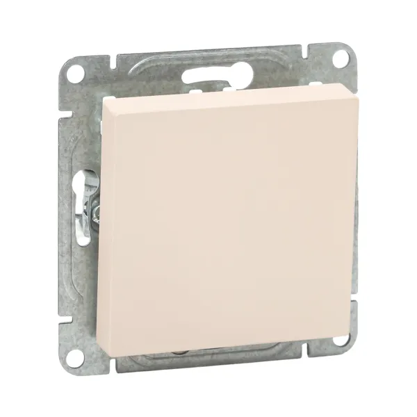 Механизм выключателя, одноклавишный, перекрёстный, кремовый Эпика EKF