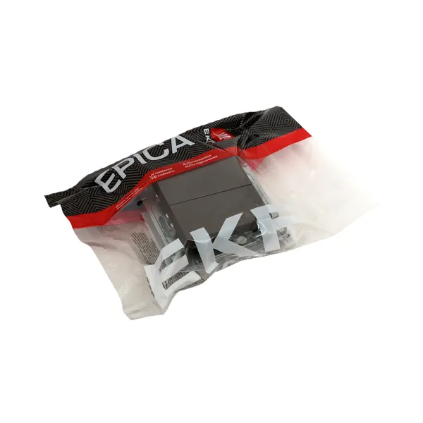 Механизм выключателя, двухклавишный, перекрёстный, мокко Эпика EKF