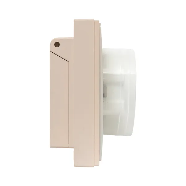 Механизм розетки двойной, 16А, IP44, с заземлением, со шторками, с рамкой, с крышками, кремовый Эпика EKF