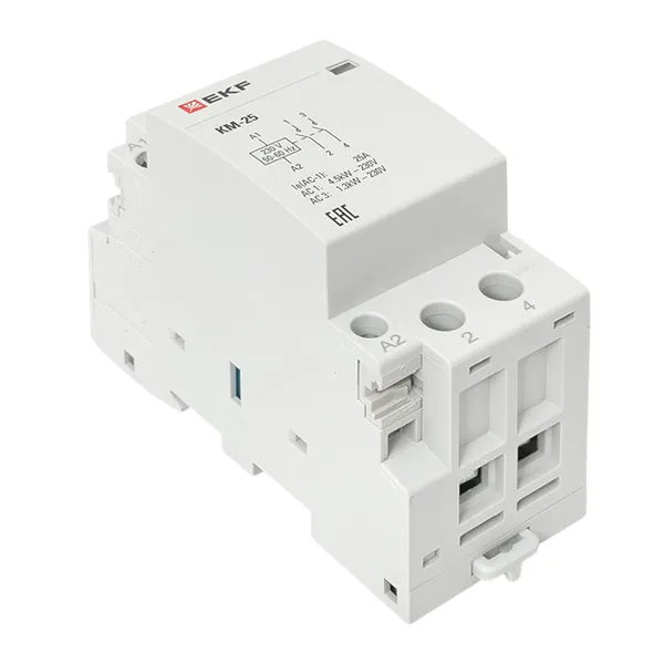 Контактор модульный КМ 25А 2NО (2 мод.) EKF PROxima