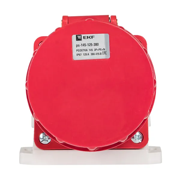 Розетка стационарная наружная 145 3Р+РЕ+N 125А 380В IP67 EKF