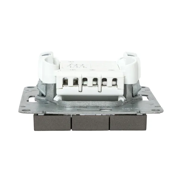 Механизм выключателя, трёхклавишный, мокко Эпика EKF