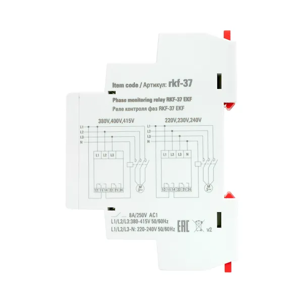 Реле контроля фаз RKF-37 EKF PROxima