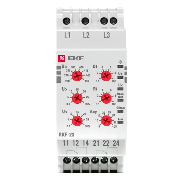 Реле контроля фаз RKF-23 EKF