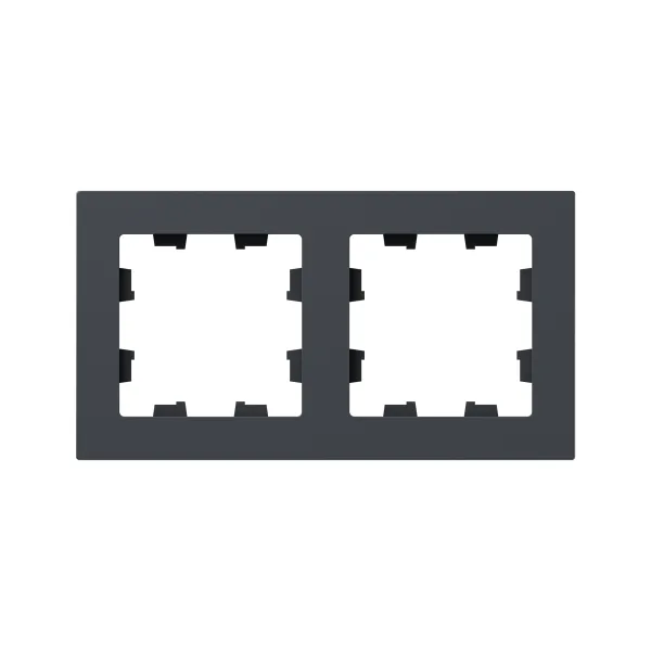 2 - местная рамка, графит, пластик Эпика EKF