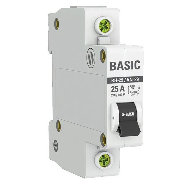 Выключатель нагрузки 1P 25А ВН-29 Basic