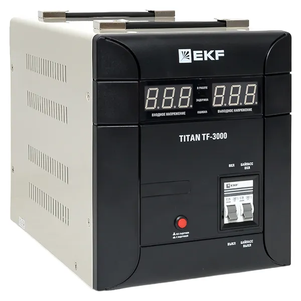 Стабилизатор напряжения симисторный напольного исполения TITAN -ТF-3000 EKF