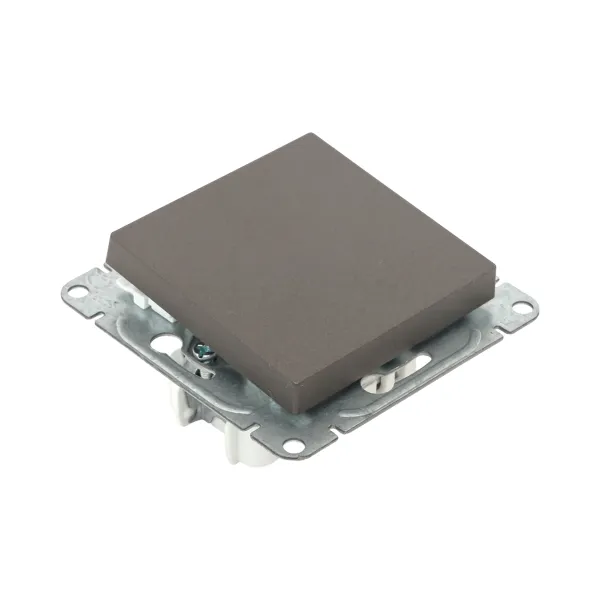 Механизм выключателя, одноклавишный, перекрёстный, мокко Эпика EKF