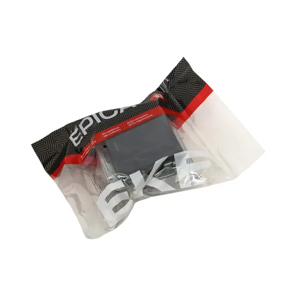 Механизм выключателя, одноклавишный, с подсветкой, графит Эпика EKF