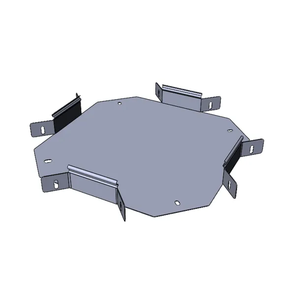 Ответвитель крестообразный 50x100 мм (плоский) EKF