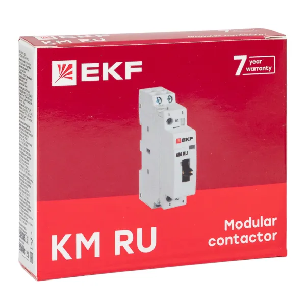 Контактор модульный КМ РУ 25А 1NO+1NC (1 мод.) EKF PROxima