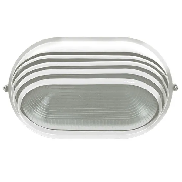 Светильник BLS-1407 белый/овал ресничка 60Вт IP54 EKF Basic