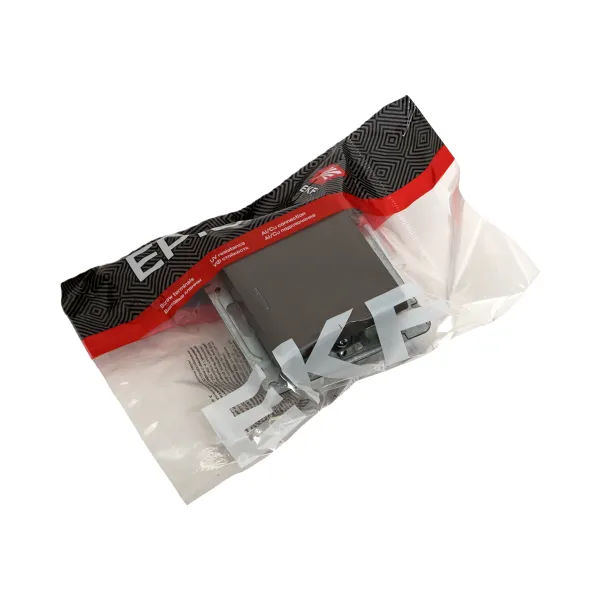 Механизм выключателя, одноклавишный, с подсветкой, мокко Эпика EKF