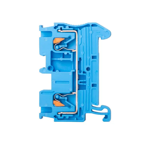 Клемма проходная Push-in 2.5 мм2 синяя EKF