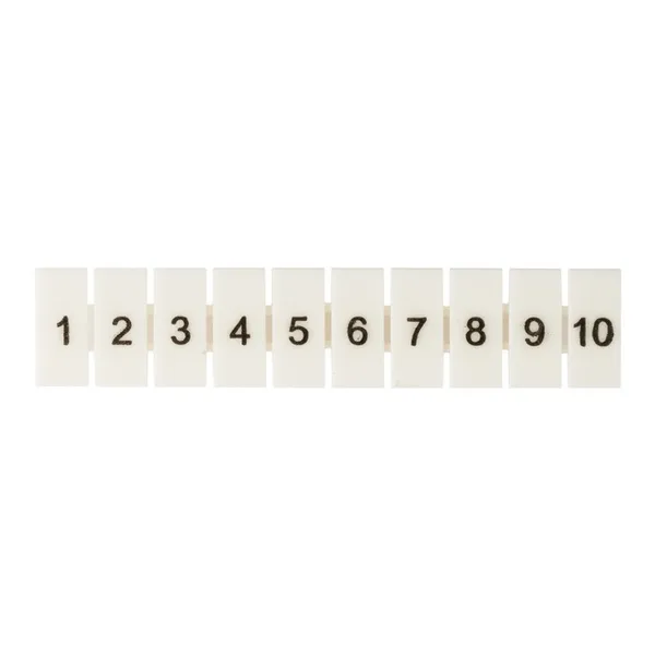 Маркеры для UT/ST/Push-in 6 с нумерацией 1-10 (100 шт.) EKF