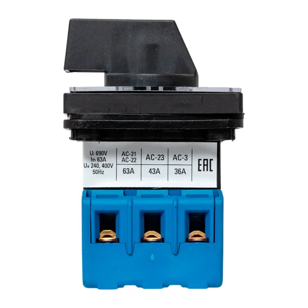 Переключатель кулачковый ПК-2-13 63А 3P «ВКЛ-ВЫКЛ» IP65 EKF