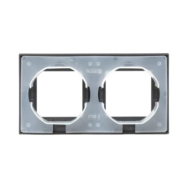 2 - местная рамка, IP44, мокко, пластик Эпика EKF