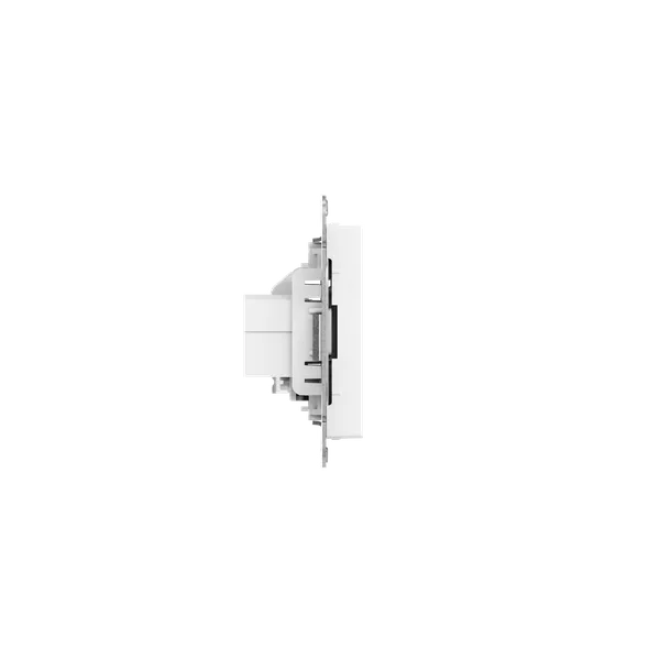 Механизм розетки TV+RJ45 (cat5), белый Эпика EKF