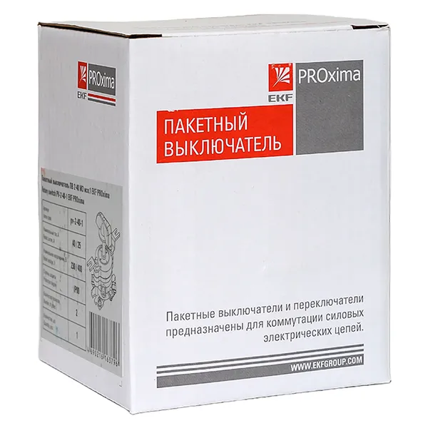 Пакетный выключатель ПВ 2-40 М3 исп.1 EKF PROxima