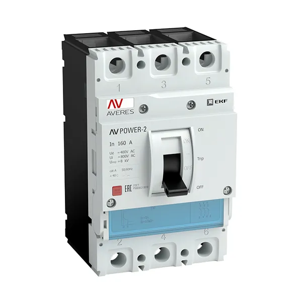 Автоматический выключатель AV POWER-1/3 10А 80kA TR EKF AVERES