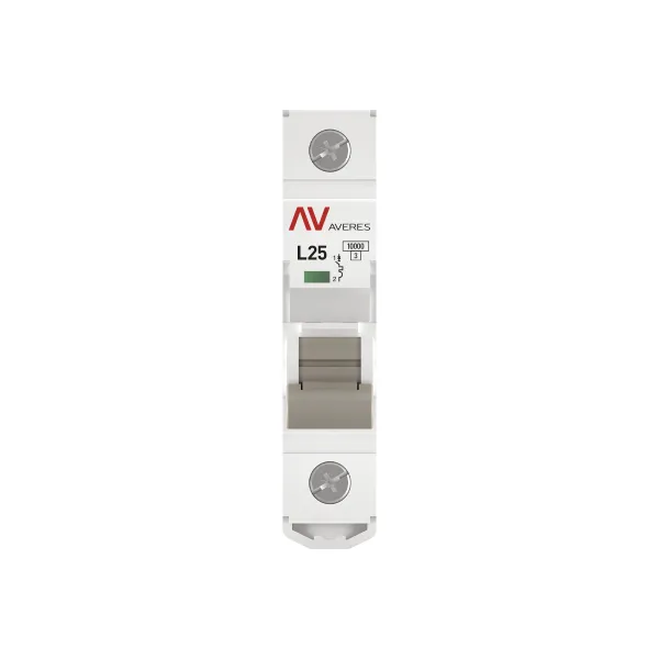 Выключатель автоматический AV-10 1P 25A (L) 10kA EKF AVERES