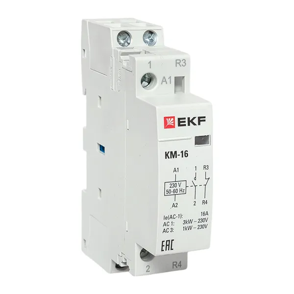 Контактор модульный КМ 16А NО+NC (1 мод.) EKF PROxima