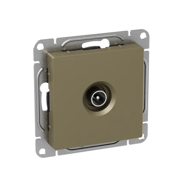 Механизм розетки TV, оконечная, шампань Эпика EKF