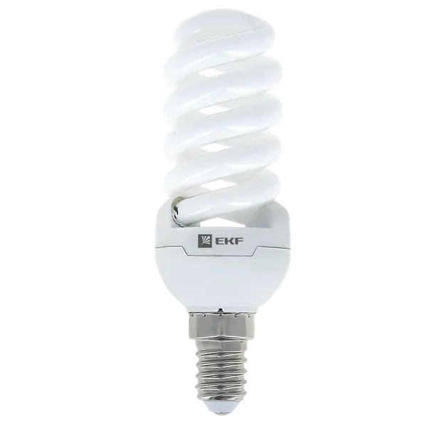 Лампа энергосберегающая FSI-спираль 9W 2700K E14 12000h EKF Simple