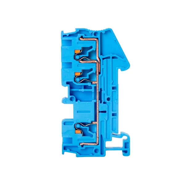 Клемма Push-in 4 мм2 3 вывода синяя EKF