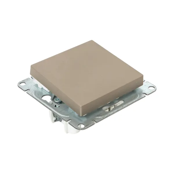 Механизм выключателя, одноклавишный, шампань Эпика EKF