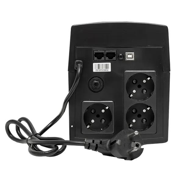 ИБП E-Power SSW 200 1200 ВА /720 Вт,USB,RJ45, 3xSchuko