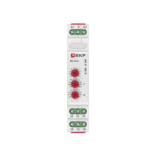 Реле времени (10 устанавл. функц.) RT-10 12-240В EKF PROxima