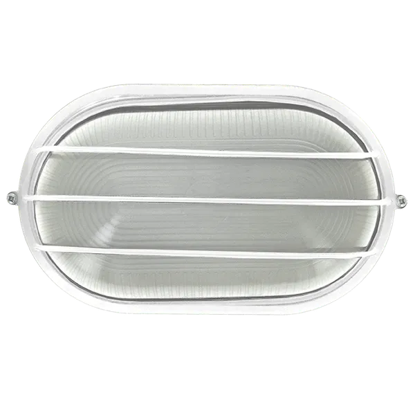 Светильник BLS-1406 белый/овал сетка 60Вт IP54 EKF Basic