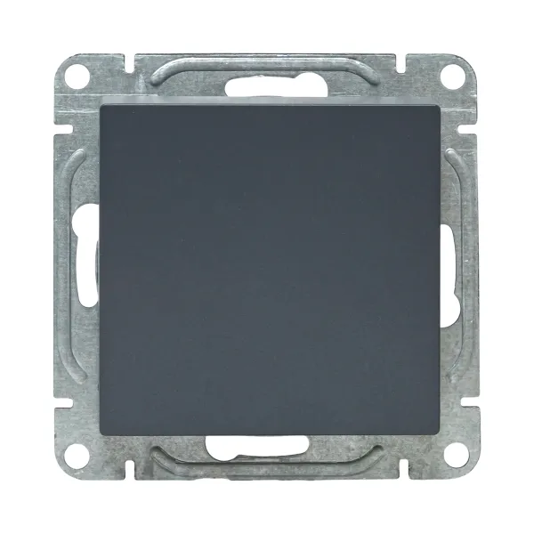 Механизм выключателя, одноклавишный, проходной, графит Эпика EKF