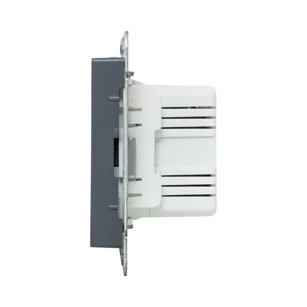 Механизм розетки USB-C - 2шт, графит Эпика EKF