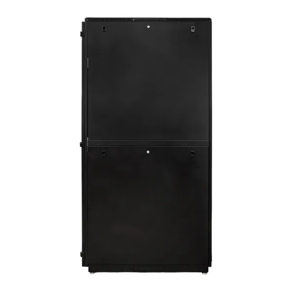 Шкаф напольный 19" TERACOM PRO 42U 600x1000 мм двери перфорированная с замком-ручкой и перфорированная чёрный