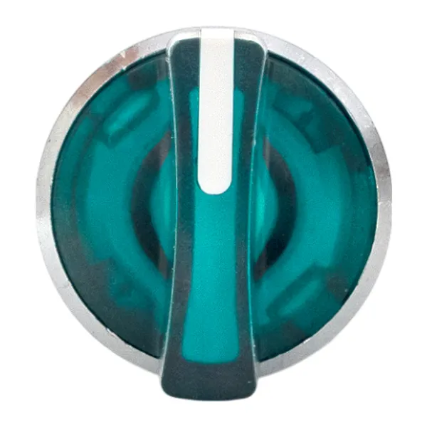 Исполнительный механизм переключателя ХB4 зеленый на 3 положения возвратный без фиксации, с подсветкой с короткой ручк IP65 EKF