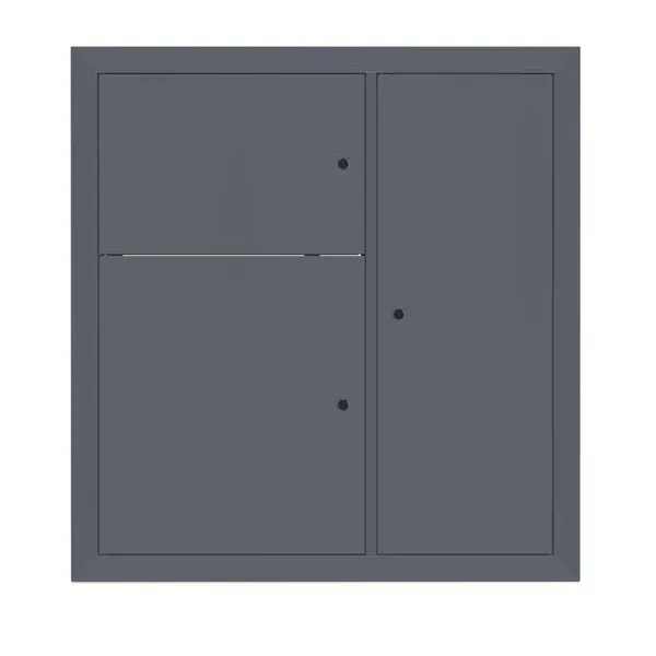 Щит этажный до 8 кв. без окон RAL7024 (1000х950х150) EKF PROxima
