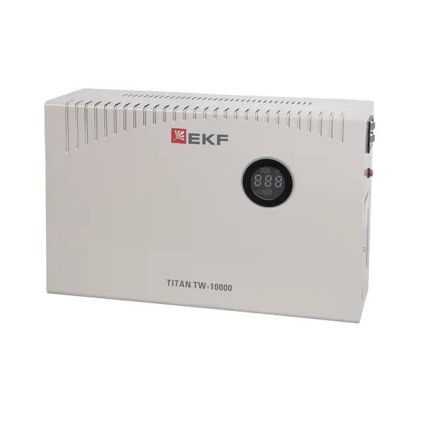 Стабилизатор напряжения симисторный с возможностью настенного монтажа TITAN -TW-10000 EKF