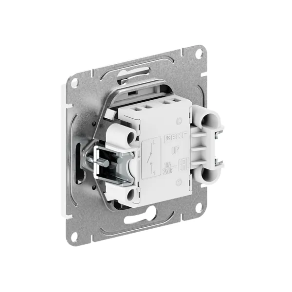 Механизм выключателя, одноклавишный, мокко Эпика EKF