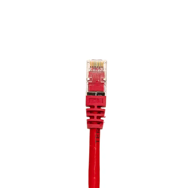 Патч-корд TERACOM CS Cat.6A экранированный S/FTP оболочка LSZH красный (5,0м)