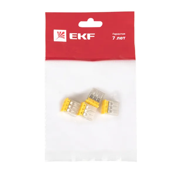 Клемма СМК 2273-246 (с пастой) 6 отверстий 0,5-2.5мм2 (4шт.) EKF PROxima