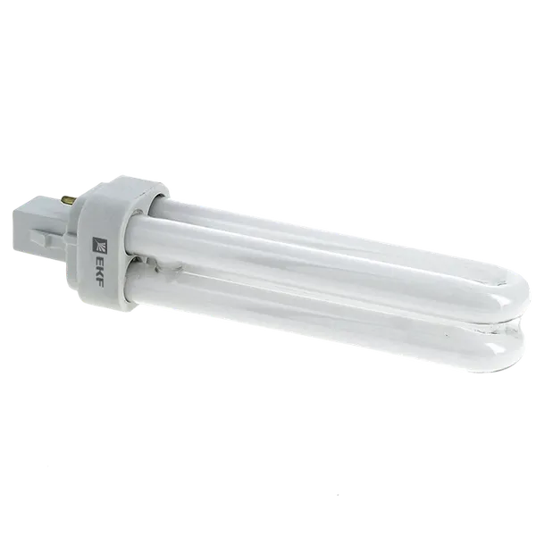 Лампа энергосберегающая неинтегрированная PLC 18W 4000K G24d 10000h EKF Simple