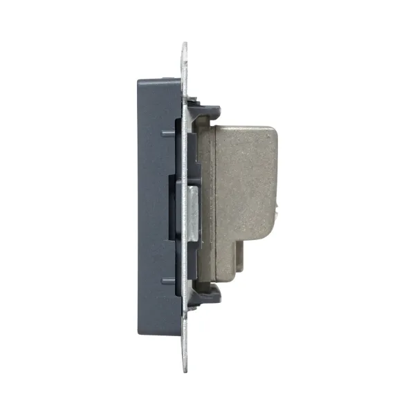 Механизм розетки TV, оконечная, графит Эпика EKF