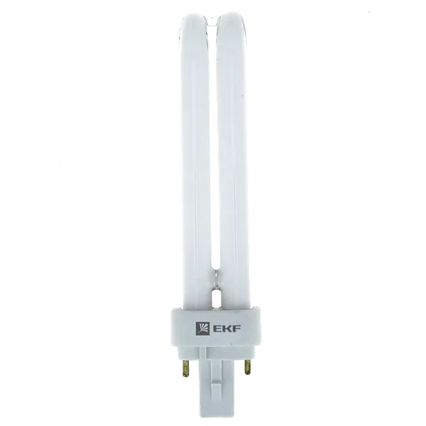 Лампа энергосберегающая неинтегрированная PLC 18W 4000K G24d 10000h EKF Simple