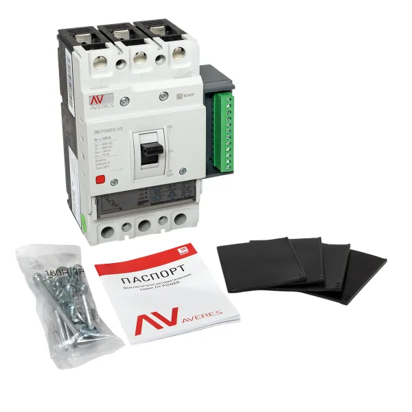 Автоматический выключатель AV POWER-1/3 160А 100kA ETU2.2 EKF AVERES