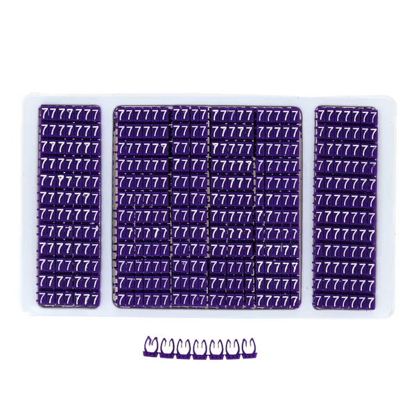 Кабельный маркер 2,5кв.мм "B" желтый (к-1000ед) EKF PROxima